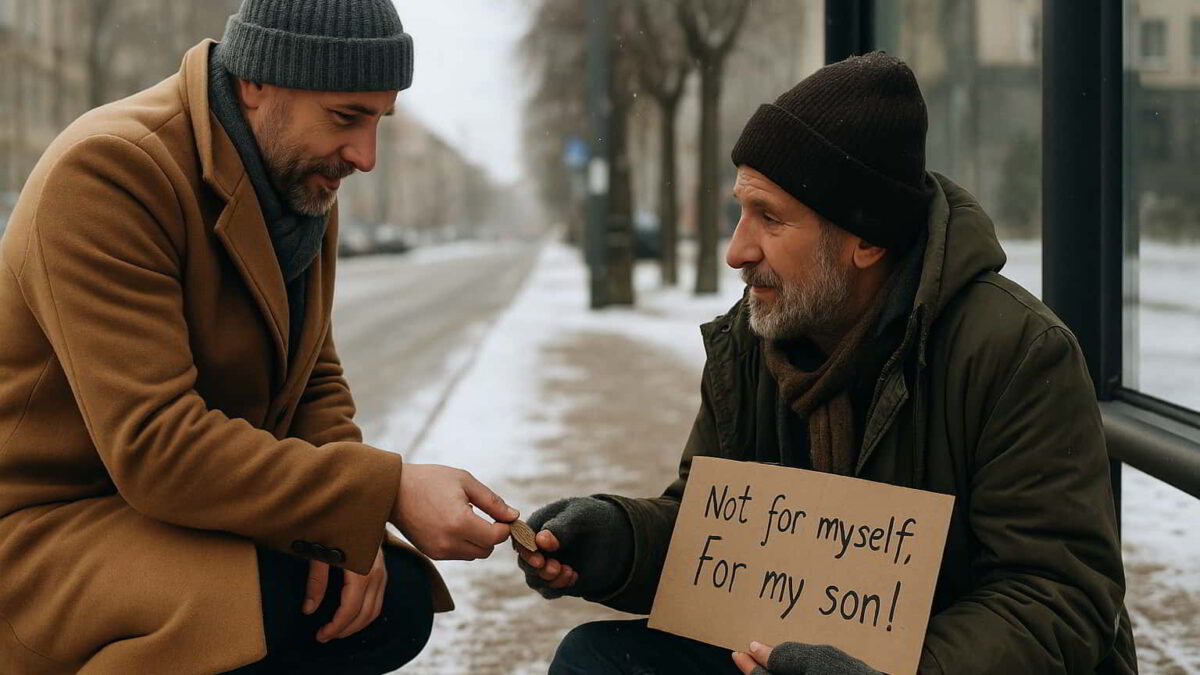 Oddał ostatni grosz. Nie wiedział, że uratuje życie.