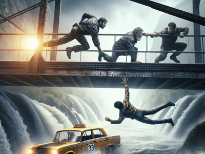 Dramatyczna akcja w Dagestanie: wyciągnęli dziecko z tonącej taksówki