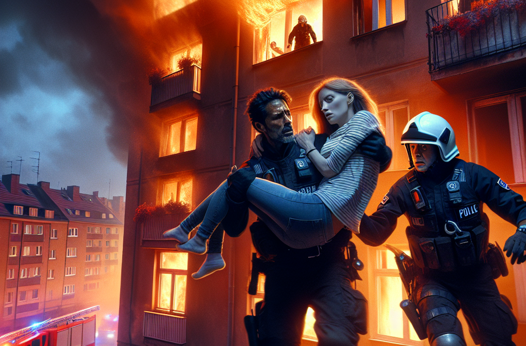 Liczyła się każda sekunda. Bohaterska akcja łódzkich policjantów na Retkini