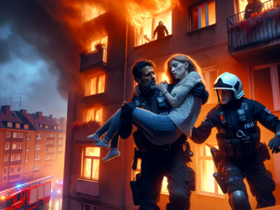 Liczyła się każda sekunda. Bohaterska akcja łódzkich policjantów na Retkini